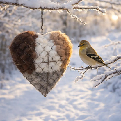🔥LAST DAY 60% OFF - ☁ Handmade Alpaca Fiber Bird Nesting Heart 🏡 Buy 2 Free Shipping 💕